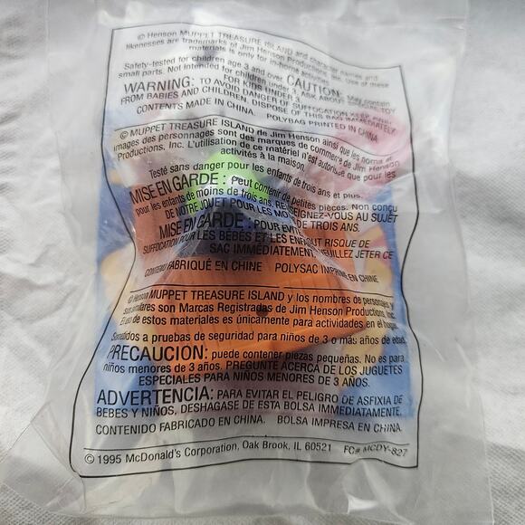 1995 McDonalds Kermit Tub Toy 2 New in Package - Picture 2 of 2